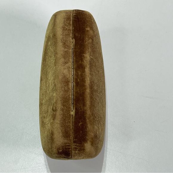 Miu Miu Sunglasses Eyeglasses Olive Green Velvet Protective Hard Case Only - Picture 7 of 7